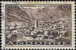 1951  French Andorra  Old Andorra  SC#121 used