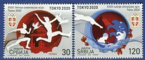 1646 - SERBIA 2021 - Summer Olympic Games - Tokyo 2020 - MNH Set