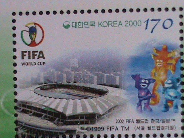 ​KOREA 2002-FIFA-WORLD CUP SOCCER CHAMPIONSHIPS -STADIUMS: MNH S/S VERY FINE