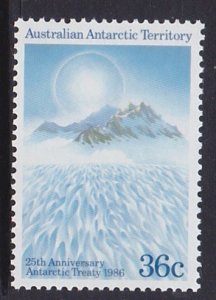 L75 AAT Antarctic Treaty 25th Anniversary MNH