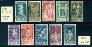 RC_7_26. ITALIA. 1937 BIMIL. AUGUSTO set. Sc. 377-386. Used.