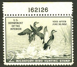 U.S. #RW18 MINT PL# SINGLE OG NH