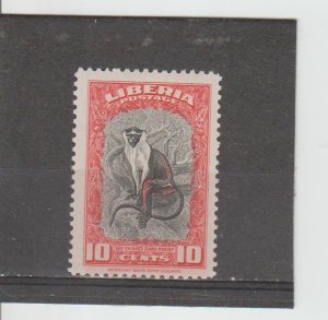 Liberia  Scott#  288  MH  (1942 Bay-Thighed Diana Monkey)