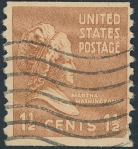 US 840 1 1/2 cent Presidential Issue; Used -- See details and scan