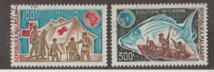 Madagascar - Malagasy Republic Scott #C122-C123 Stamps - Used Set