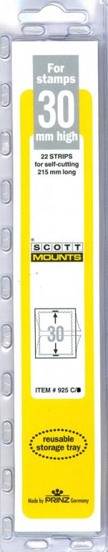 Scott Mounts Clear 30mm STRIP 215 ,(Pgk. 22)(00925C)