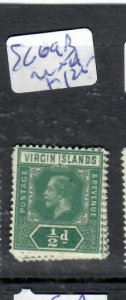 VIRGIN  ISLANDS  KGV 1/2D    SG 69B   MNH       P0307 H