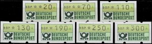 Germany 1981,Sc.#ATM MNH, wending machine stamps