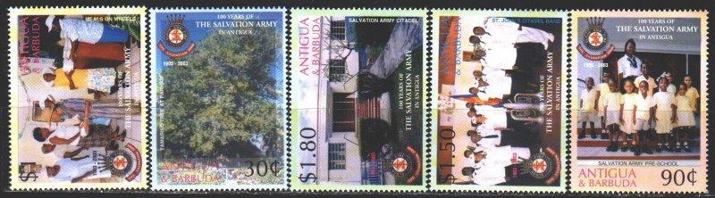 Antigua and Barbuda. 2003. 3920-24. Salvation Army in Antigua. MNH. 