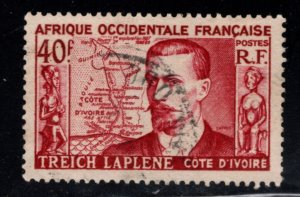 FRENCH West Africa Scott 58 Used stamp