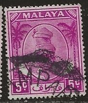 Malaya - Perak ^ Scott # 120 - Used