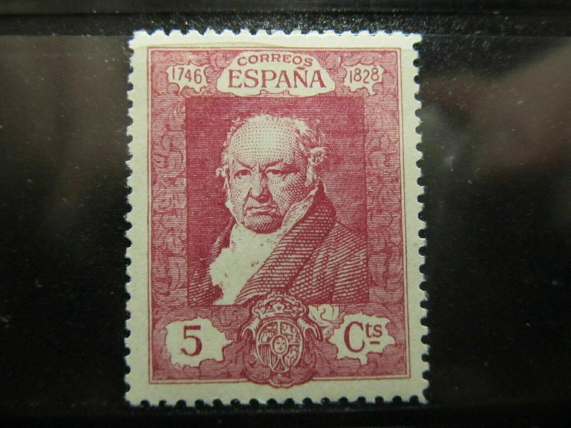 Spain Spain España Spain 1930 Goya 5c fine MH* stamp A4P14F423-