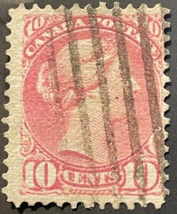 Canada, Scott 40b, Used, Deep Lilac Rose