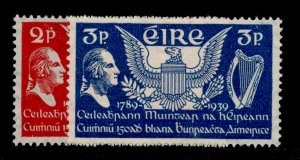IRELAND GVI SG109-110, complete set, NH MINT.