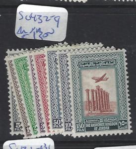 JORDAN (P0910B) SG  432-9   MNH