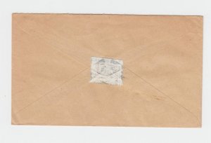 CEYLON -USA 1952 SHORT PAID COVER, HUNUMULLA CDS (SCARCE) T20c H/S (SEE BELOW)