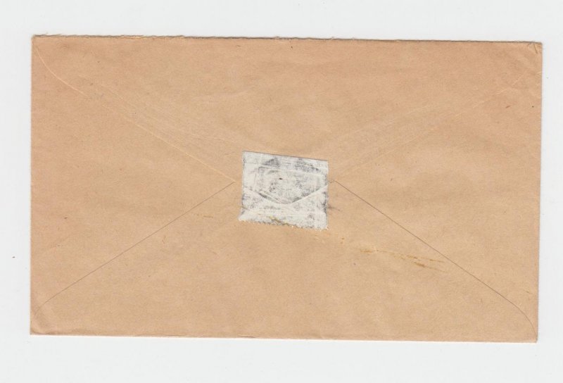 CEYLON -USA 1952 SHORT PAID COVER, HUNUMULLA CDS (SCARCE) T20c H/S (SEE BELOW)