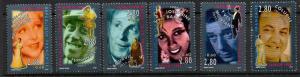 FRANCE SG3219/24 1994 ENTERTAINERS MNH