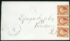 R3c, Revenue Stamps Used As Postage on Cover - Very RARE Use! - Stuart Katz