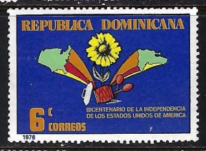 Dominican Republic 765 VFU MAP Z4114-6