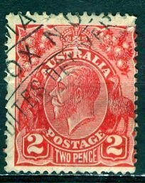 Australia; 1930: Sc. # 71:  Used Single Stamp