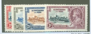 St. Kitts-Nevis #72-75 Unused Single (Complete Set)