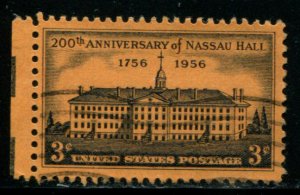 1083 US 3c Nassau Hall, used cv $.20