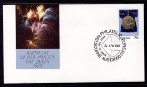 Australia 953 Queen Elizabeth II Birthday Australia Post U/A FDC