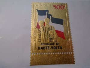 Burkina faso  #  C88  MNH  Embossed in gold