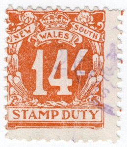 (I.B) Australia - NSW Revenue : Stamp Duty 14/-