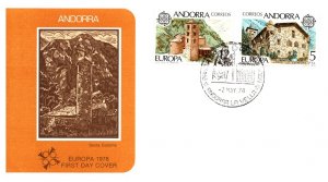 Andorra, Worldwide First Day Cover, Europa