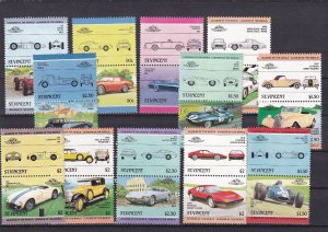 SA19i St Vincent 1980's History of Cars, mint pairs
