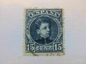 Spain Spain España Spain 1901 King Alfonso XIII 15c fine used stamp A5P1F30-