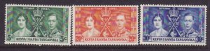 Kenya Uganda Tanganyika-Sc#60-2- id9-unused og NH KGVI set-Coronation-Omnibus-1