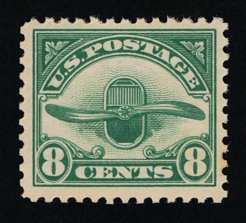 GENUINE SCOTT #C4 F-VF MINT OG NH 1923 DARK GREEN SECOND ISSUE AIR POST #9646