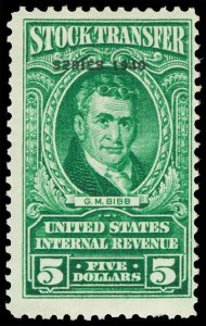 U.S. REV. DATED GREENS RD83  Mint (ID # 117530)