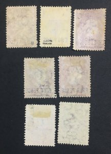 MOMEN: ST HELENA SG #21-26,24y 1876 P14*12.5 USED LOT #60460