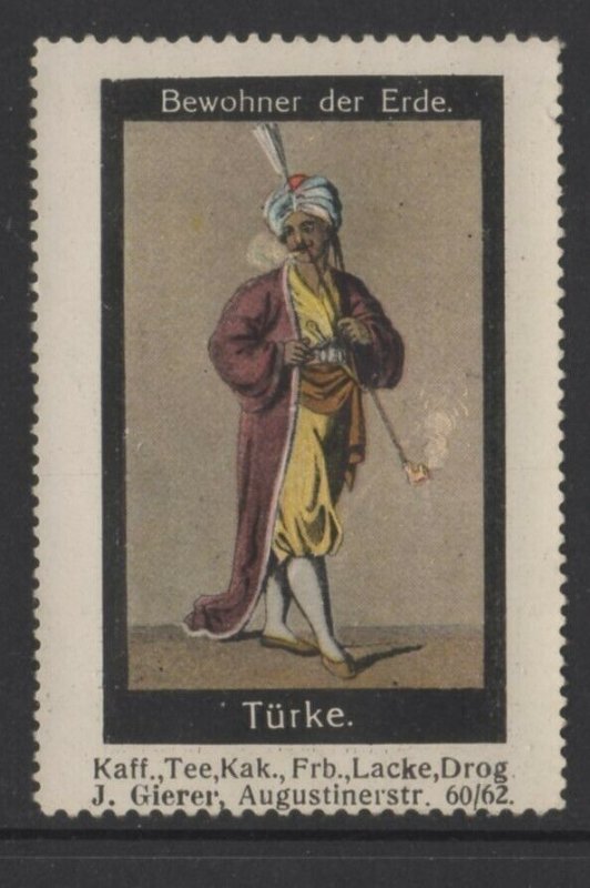 Germany- Inhabitants of Earth Series, Man in Turkish costume - NG