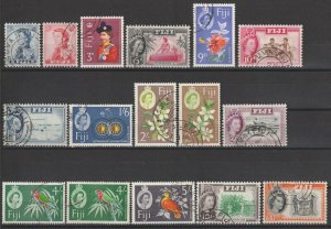 FIJI 1962/7 SG 311/25 USED Cat £29