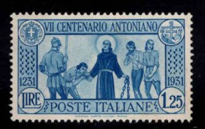 ITALY Scott 262 MH* 1931 Saint Anthony of Padua stamp