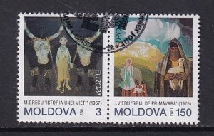 Moldova   #111-112  used  1993   Europa   art