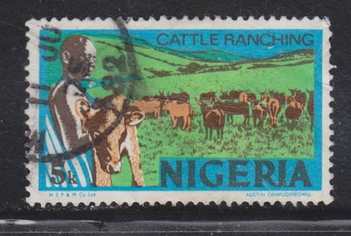 Nigeria 294 Cattle Ranching 1974