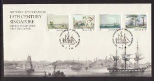 Singapore 559-562 Lithographs 1990 U/A FDC 