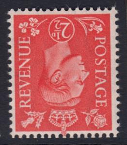 GB KGVI 1950 2.5d Pale Scarlet SG507Wi Wm Inverted Mint Never Hinged MNH UMM