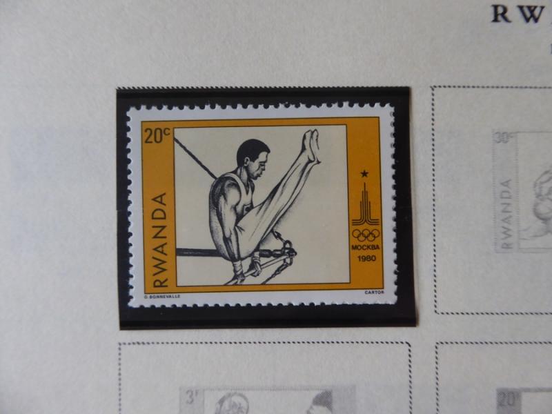 Rwanda 1962-1980  Mint/Used Stamp Collection on Scott Int Alb Pgs