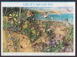 US Stamp #4352a-j MNH Great Lakes Dunes SeTenant Pane/10