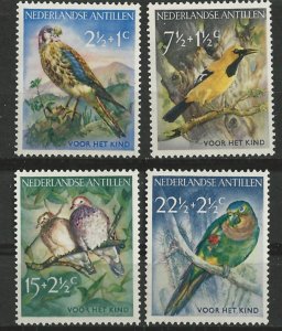 Netherlands Antilles # B35-38  Birds      (4)  VLH Unused