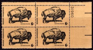 1392 MNH UR PB(4) Wildlife Conservation - American Buffalo