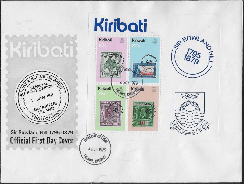Kiribati Scott #'s 344a FDC
