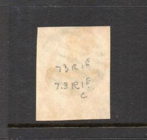 #10 - 3 cent stamp of 1851 - RARE FIRST PLATE #1 early - cv$210 -   73R1e